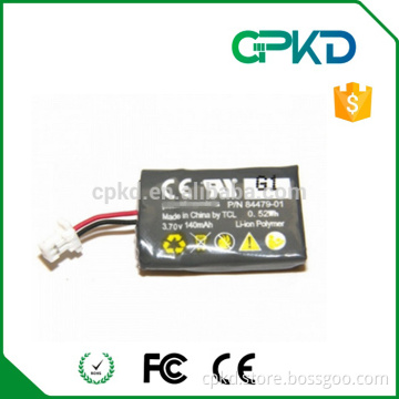 86180-01 Spare Battery for CS540,lipo battery 3.7v 140mah prismatic size